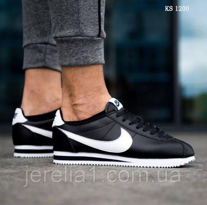 Кросівки Nike Cortez чорні, фото 1