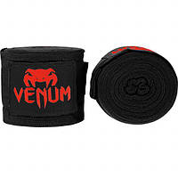 Бинты Venum Kontact Boxing Handwraps Black/Red 4 м