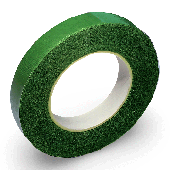 Тейп-стрічка флориста зелена (12 мм, 30ярдів)
