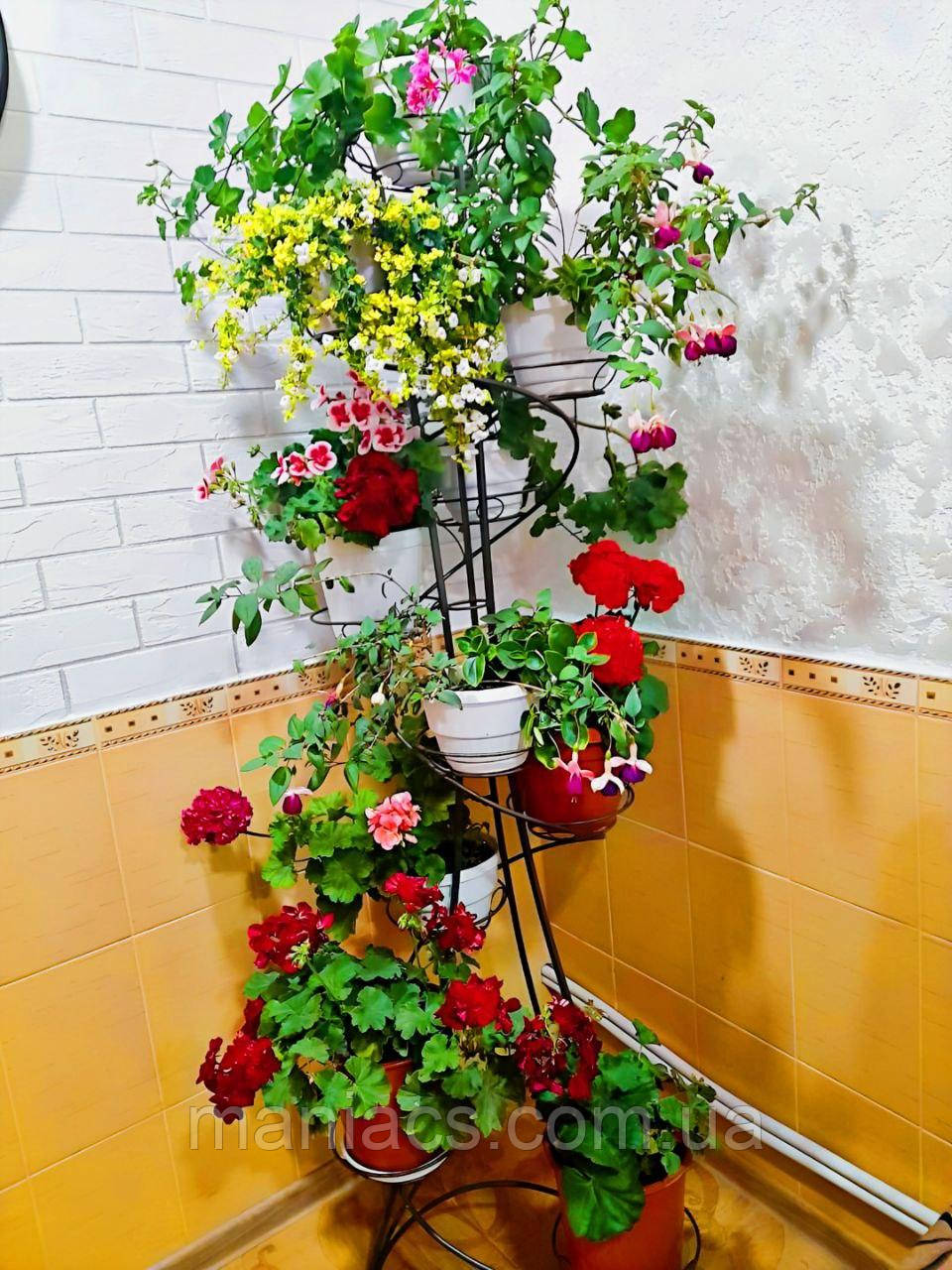 Подставка для цветов "Башня винтаж на 12 чаш" - фото 1 - id-p440649332