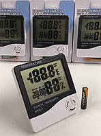 Термогігрометр цифровий AIRO HTC-1 годинник, будильник, метеостанція