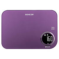 Sencor Весы кухонные, 5кг, подключение к смартфону, AAAx2, пластик, фиолетовый Baumar - Всегда Вовремя