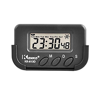 Часы KK 613 D + секунды (автомобільний годинник Kenko KK-613D)