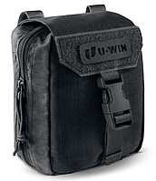 Аптечка тактическая U-WIN Черный Cordura 500, Подсумок медицинский, Армейская аптечка SNAP