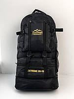 Тактический рюкзак MAD черный 65 л, рюкзак для военных, прочный рюкзак, армейский рюкзак TRICON
