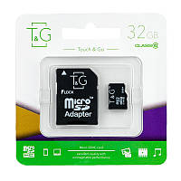 Карта памяти T&G micro SDHC 32 GB Class 10 +адаптер