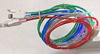 USB кабель светящийся ART-1934/ B32 Micro (250 шт/ящ)