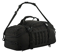 Тактическая сумка рюкзак Черный M-Tac 55 л, Дорожный рюкзак для военных SNAP