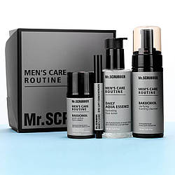 Подарунковий набір для чоловіків Men's Daily Care Mr.SCRUBBER, 4 позиції
