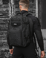 Тактический рюкзак Soldier Черный Оксфорд 900D, Рюкзак для военных, Прочный армейский рюкзак SNAP