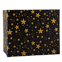 Набор из 10 коробок "Золотые звезды", 25,5*30*16,5 см