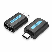 Переходник-адаптер Vention Type-C Male to USB 3.1 Female OTG Adapter Black (CDTB0)