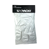 Перчатки одноразовые полиэтиленовые на планке, ТМ "UDPACK PREMIUM" 100 шт.
