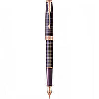 Перьевая ручка Parker SONNET Cisele Silver Purple Matrix PGT FP F 88 011