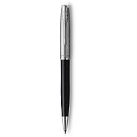 Ручка шариковая Parker SONNET Essentials Metal & Black Lacquer CT BP 83 532