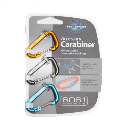 Карабины Sea To Summit Accessory Carabiner 3 Pack (1033-STS AABINER3) ZR, код: 7413944 - фото 1 - id-p2111082473