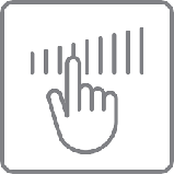 Вбудована електрична поверхня з зонами розширення і слайдер керуванням Luxor RH 677 BSA, фото 7