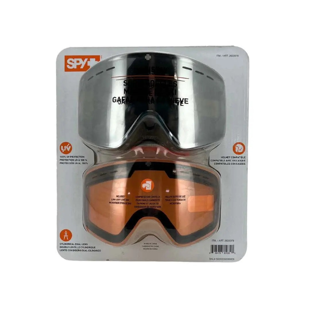Маска горнолыжная с дополнительной линзой Spy+ Mainstay Snow Goggles Mask S3+S1 ZR, код: 8344805 - фото 4 - id-p2111077247