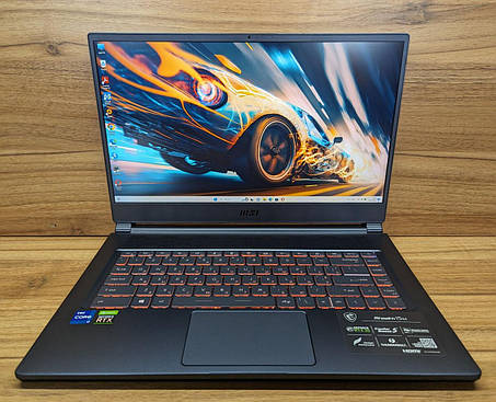 Б/в Ігровий ноутбук MSI Stealth 15M A11UEKV 15.6" 1920x1080| i7-11375H| 16GB RAM| 512GB SSD| RTX 3060 6GB, фото 1