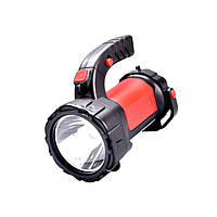 Ручной аккумуляторный фонарь Aspor T80C-5W + COB-красный-черный ZR, код: 8418731