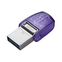 Флеш-накопитель USB3.2 128GB Type-C Kingston DataTraveler microDuo 3C (DTDUO3CG3 128GB) H[, код: 7745953