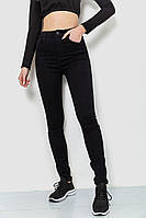 Джинси жіночі стрейч, колір чорний, 214R1431