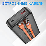 Power Bank повербанк J119A-20000 mAh Швидке заряджання Чорний, фото 7