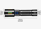 Ліхтар ручний акумуляторний Cop Bl-611-tg з акумулятором 26500, фото 7