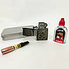 Стильна запальничка в подарунок N10, Запальнички подарунки для чоловіків, Запальнички бензинові IC-63, фото 6