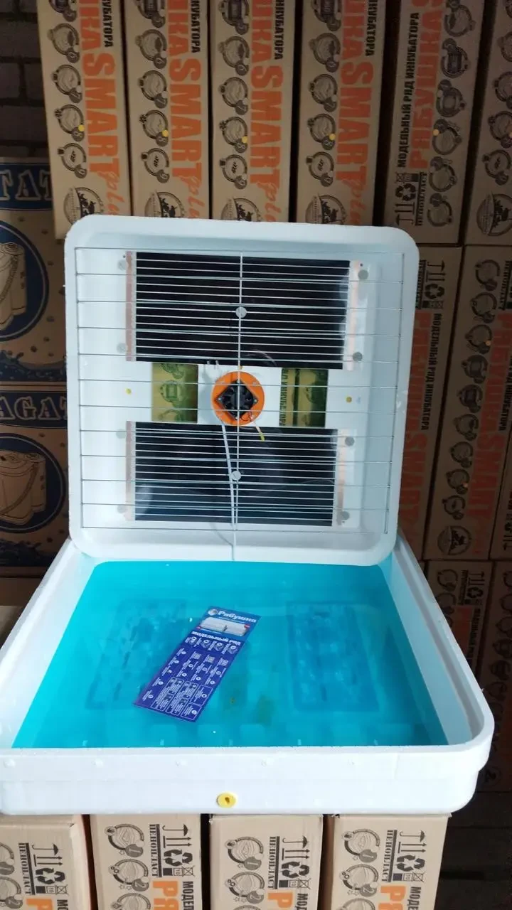 Інкубатор Рябушка 150 яєць Smart турбо, цифровий терморегулятор, вентилятор, ТЕН