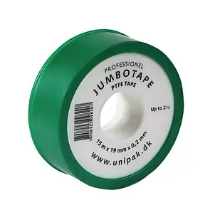 Фум-стрічка UNIPAK JUMBOTAPE Standart 19x0,2 мм 10 м