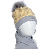 Зимний набор (шапка и шарф) Grans для девочки, размер 48-50 см