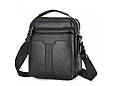 Чоловіча сумка-месенджер через плече з натуральної шкіри, фото 2