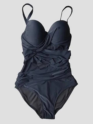 Купальник 2025 слитный Fuba 2105 Вилена черный(В НАЛИЧИИ ТОЛЬКО 48 50 52 54 56 УКР р-ры), фото 1