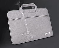 Сумка Acer Асер для ноутбука 15,6" или документов А4. Сумка под ноутбук Асер, цвет: серый ( код: N007S5 )