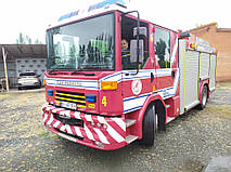 Виробництво та заміна лобового скла триплекс на пожежній машині Dennis Sabre у Нікополі (Україна). 1