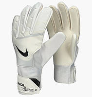 Вратарские детские перчатки Nike Goalkeeper Match Jr. FJ4864-100, Белый, Размер (EU) - 6