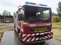 Виробництво та заміна лобового скла триплекс на пожежній машині Dennis Sabre у Нікополі (Україна). 9