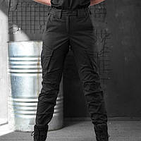 Армейские женские брюки рип-стоп с поясом на резинке армейские штаны для женщин военнослужащих черные 50 prp