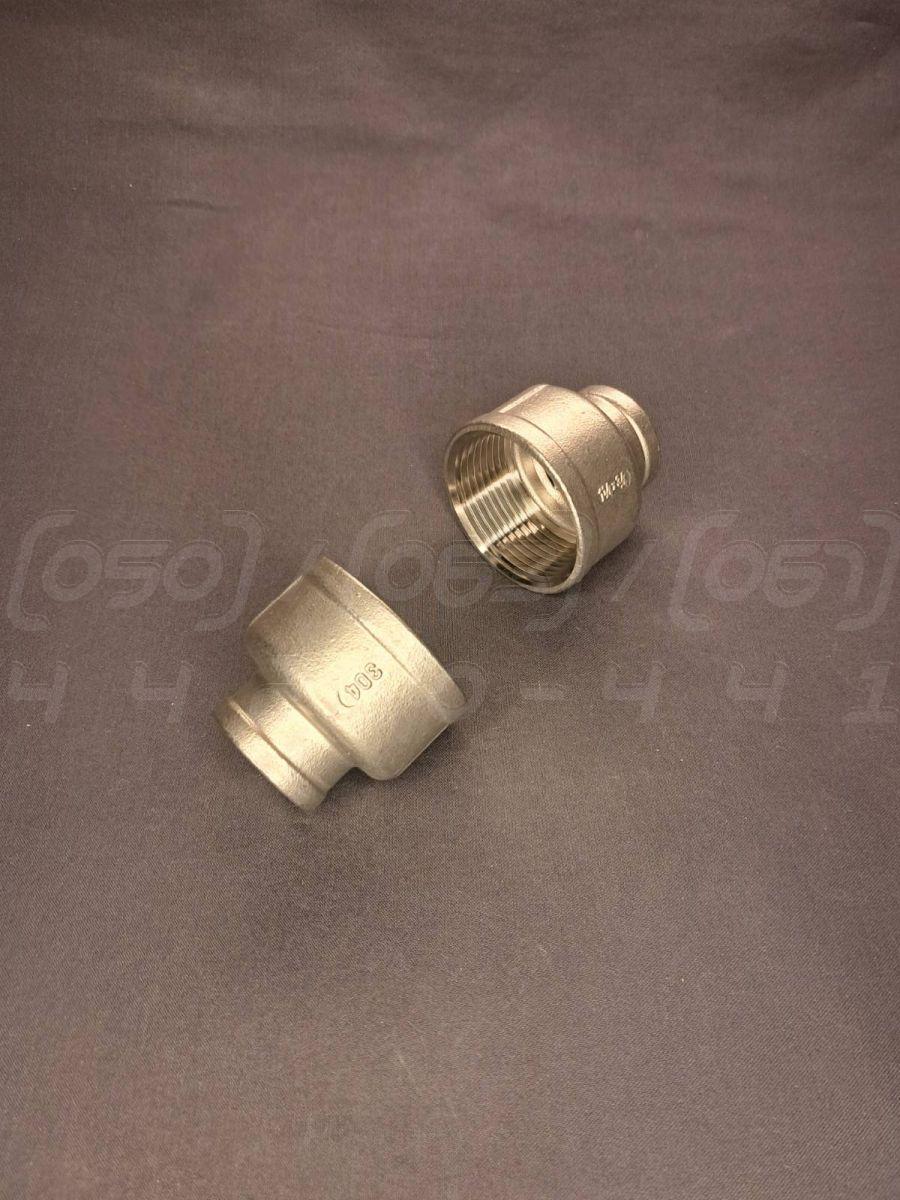 Муфта перехідна нержавіюча Ду=32х20 (1"1/4х3/4") лита ISO 4144, EN 10241, DIN 2987