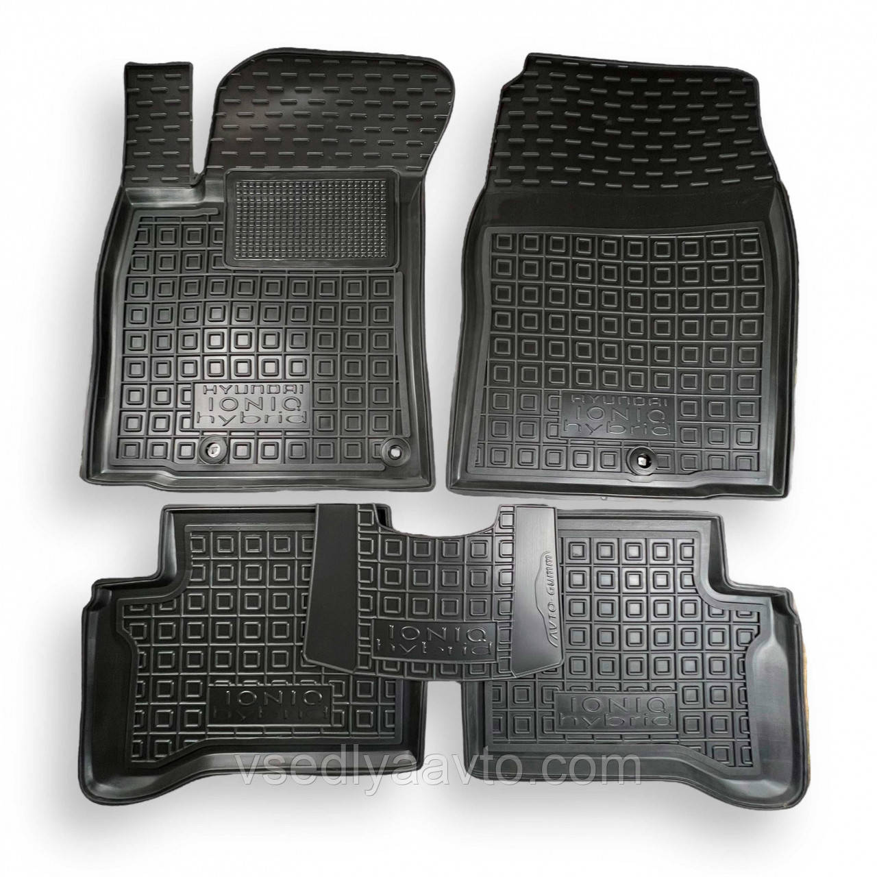 Килимки в салон Hyundai IONIQ hybrid (Avto-Gumm), фото 1