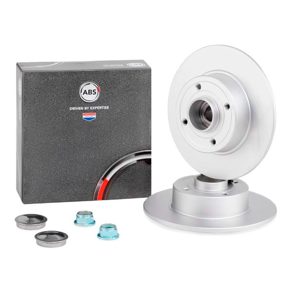 Задній гальмівний диск Рено Меган 2, Кліо 3, Твінго 2, Modus, Wind (7701207823) ABS 17542C, фото 1