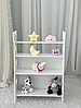 Дитяча поличка біла для іграшок, фото 7