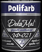 Грунтовка Polifarb DekoMal ГФ-021 чорна 0,9 кг