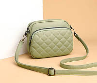 Зеленая женская сумка. Женская мини сумочка. клатч