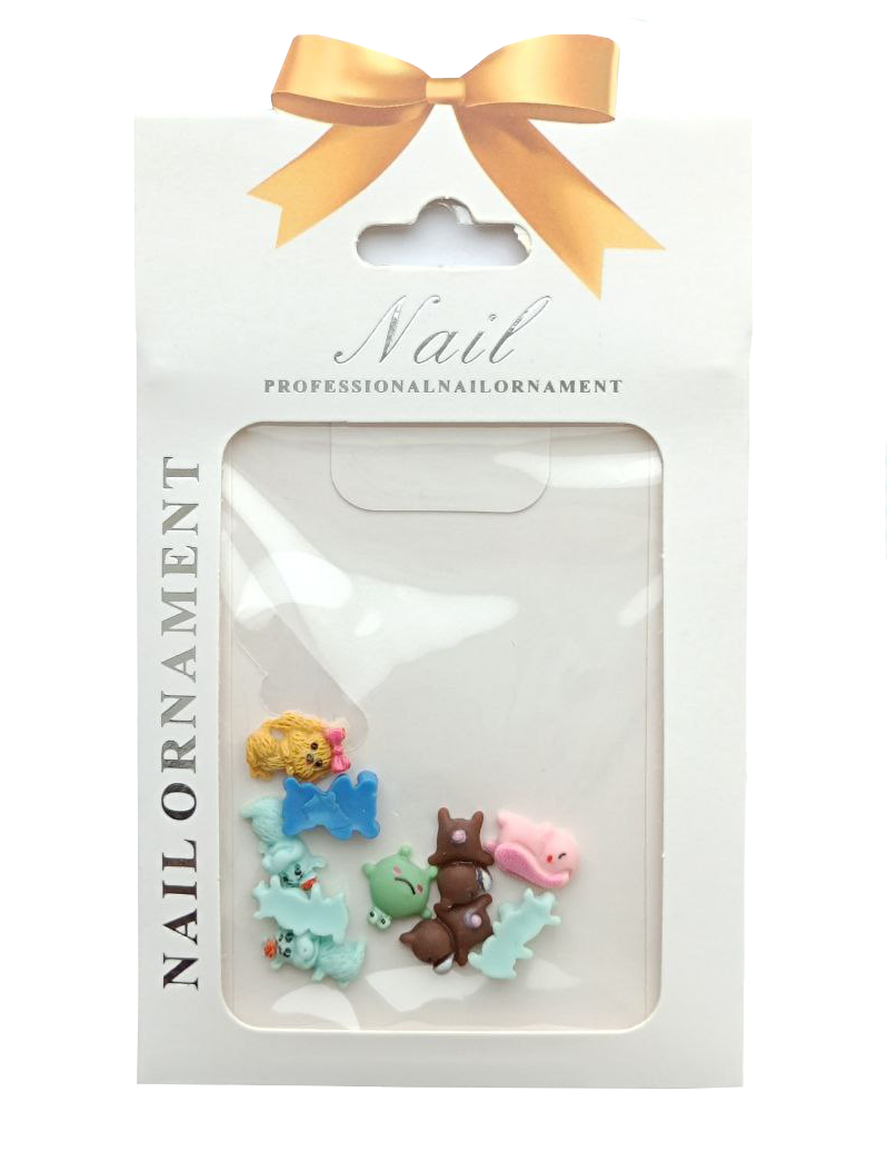 Об'ємний декор для нігтів No6 (звірятка), фото 1