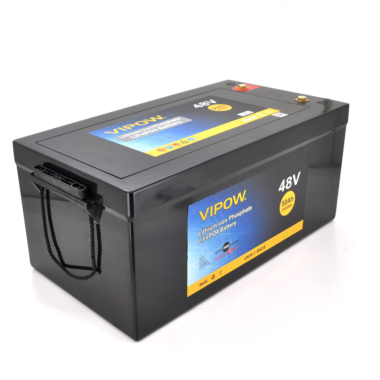 Акумулятор Vipow F51050 (51.2V 50Ah BMS40A)