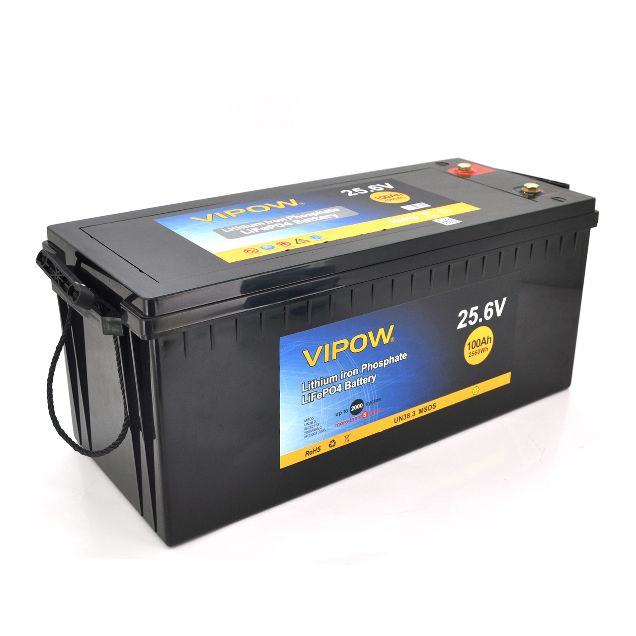 Акумулятор Vipow F25100 (25.6V 100Ah BMS80A), фото 1