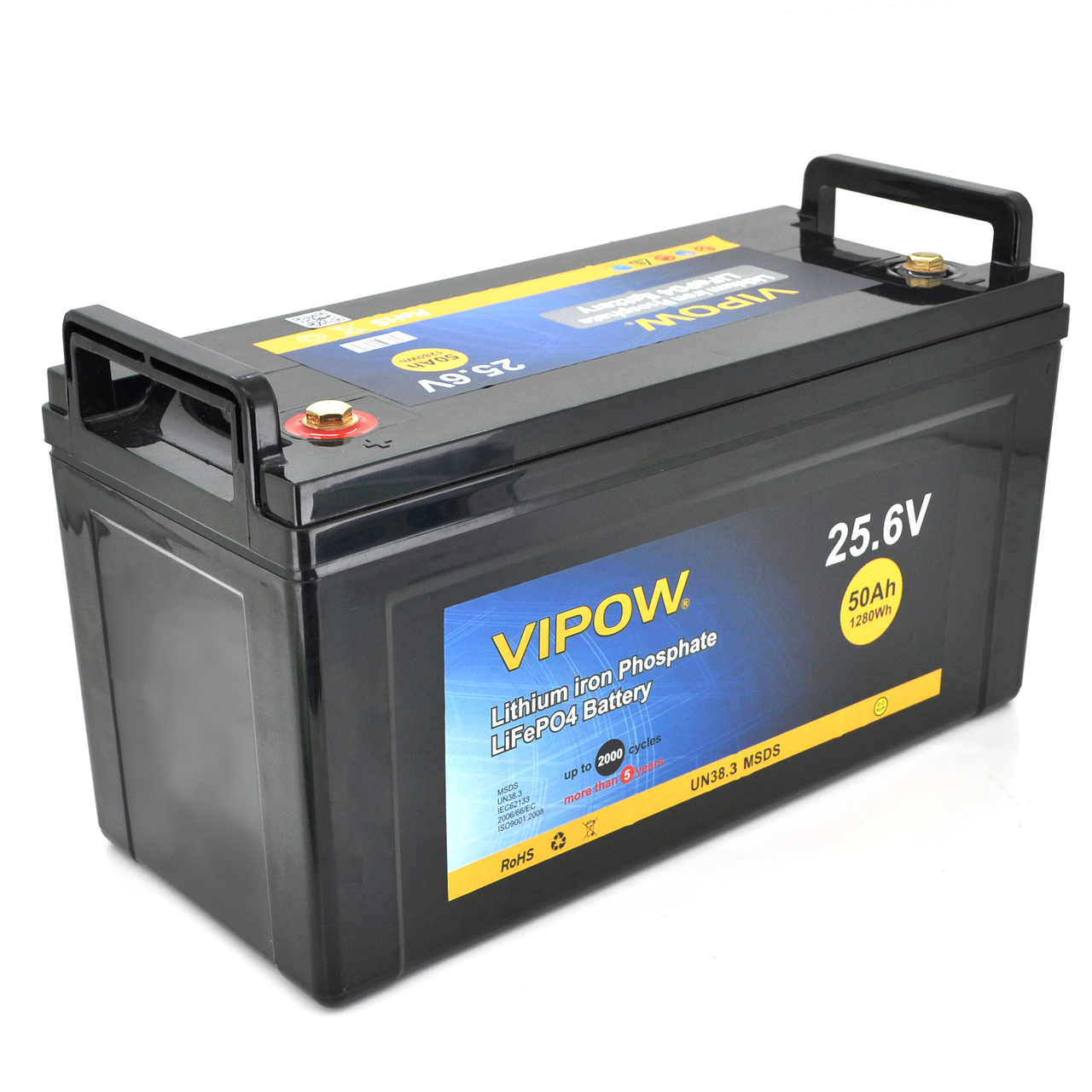 Акумулятор Vipow F25050 (25.6V 50Ah)