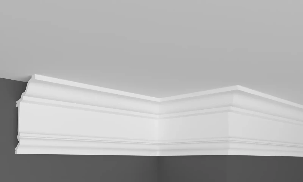 Стельовий плінтус Grand Decor KH919 (9,7х4,8)см, довжина 2м, фото 1